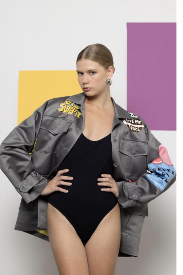 Khaki Bubble Jacket